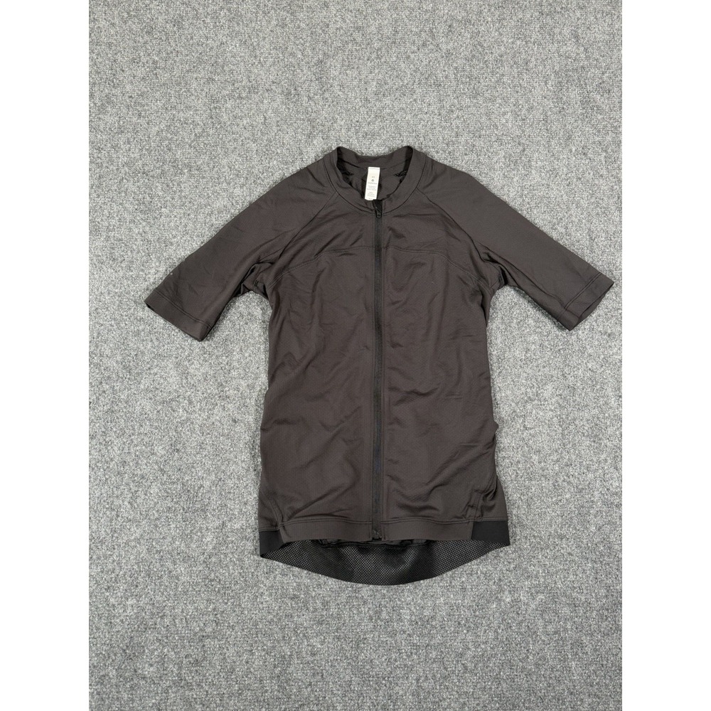 Lululemon City To Summit Cycling Jersey Womens XS Black EUC